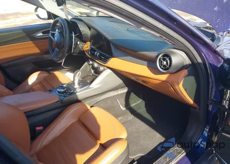 2018 Alfa Romeo Giulia Ti Sport Awd from USA, damaged, VIN ZARFAEEN0J7597626